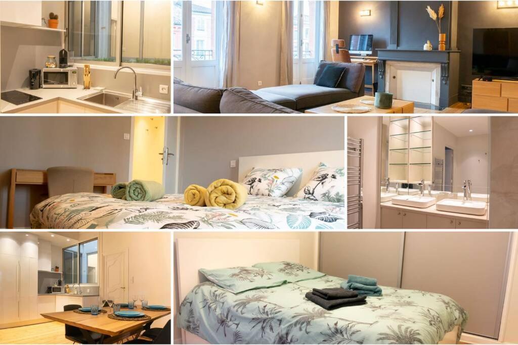 Confort Appartement 110 M² Cleanncosy Toulouse Hypercentre Zewnętrze zdjęcie